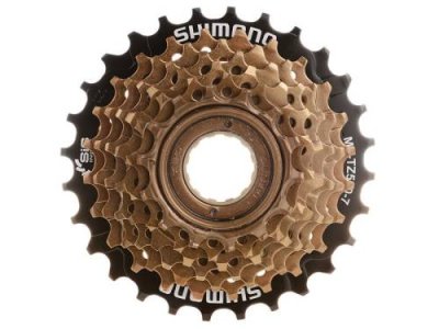 Трещотка Shimano Tourney  TZ500, 7 скоростей, 14-28T, 500 г, без упаковки, AMFTZ5007428 / Кассеты | Спорт и отдых | V4.Ru: Маркетплейс