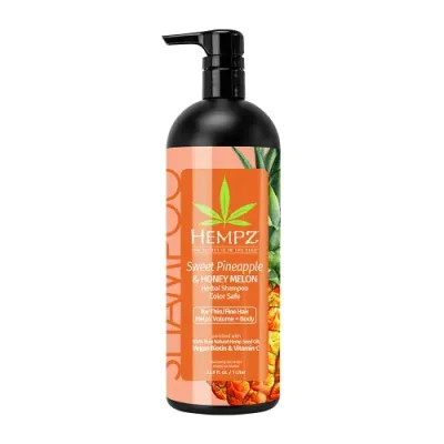 HEMPZ Шампунь для объёма ананас и медовая дыня / Sweet Pineapple & Honey Melon Herbal Volumizing Shampoo 1000 мл / Шампуни | Товары для красоты | V4.Ru: Маркетплейс