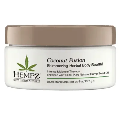 HEMPZ Суфле для тела с мерцающим эффектом / Coconut Fusion Shimmering Herbal Body Souffle 227 гр / Кремы | Товары для красоты | V4.Ru: Маркетплейс