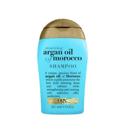 OGX Шампунь для восстановления волос с экстрактом арганы тревел / Travel Renewing + Argan Oil Of Morocco Shampoo 88,7 мл / Шампуни | Товары для красоты | V4.Ru: Маркетплейс