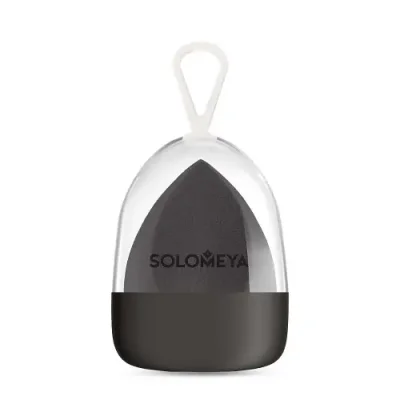 SOLOMEYA Спонж косметический для макияжа со срезом, черный / Flat End blending sponge Black / Спонжи | Товары для красоты | V4.Ru: Маркетплейс