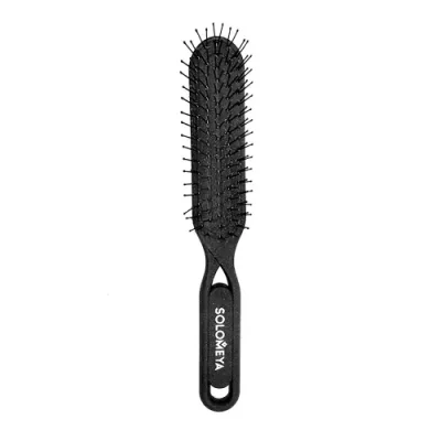 SOLOMEYA Био-расческа для сухих и влажных волос из натурального кофе / Detangler Bio Hairbrush for Wet & Dry Hair Coffee Material / Расчески | Товары для красоты | V4.Ru: Маркетплейс