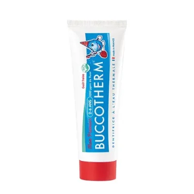 BUCCOTHERM Гель-паста зубная детская от 2 до 6 лет с клубничным вкусом и термальной водой / BUCCOTHERM 50 мл / Зубные пасты | Товары для красоты | V4.Ru: Маркетплейс