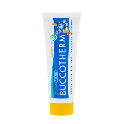 BUCCOTHERM Паста зубная для детей 7 - 12 лет, вкус персиковый чай с термальной родниковой водой / BUCCOTHERM 50 мл / Зубные пасты | Товары для красоты | V4.Ru: Маркетплейс