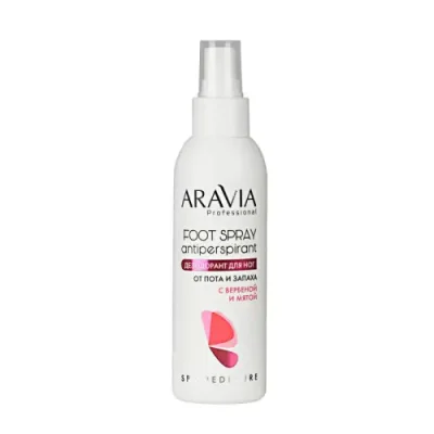 ARAVIA Дезодорант для ног с вербеной и мятой / FOOT SPRAY Antiperspirant 150 мл / Дезодоранты | Товары для красоты | V4.Ru: Маркетплейс