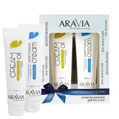 ARAVIA Набор кремов Суперувлажнение (крем для рук 100 мл + крем для ног 100 мл) / Super Moisturizing Care / Наборы | Товары для красоты | V4.Ru: Маркетплейс