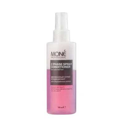 MONE PROFESSIONAL Спрей кондиционер двухфазный для окрашенных волос / 2-PHASE SPRAY CONDITIONER FOR COLORED HAIR 150 мл / Спреи | Товары для красоты | V4.Ru: Маркетплейс