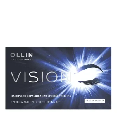 OLLIN PROFESSIONAL Набор для окрашивания бровей и ресниц, иссиня-черный / Ollin Vision 20 мл / Краски | Товары для красоты | V4.Ru: Маркетплейс