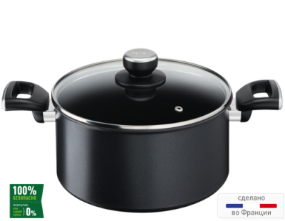 Кастрюля с крышкой Tefal Unlimited 5.2 л 24 см G2554672 / Посуда | Бытовая техника | V4.Ru: Маркетплейс