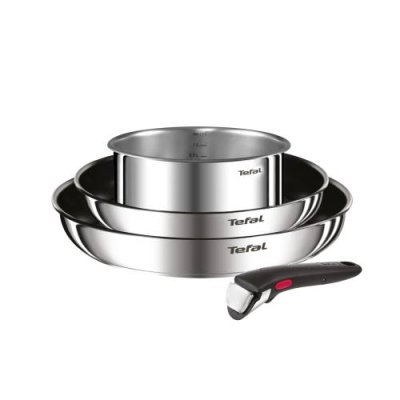 Набор посуды из нержавеющей стали Ingenio Cook Eat Tefal 4 предмета  L881S404 / Посуда со съемной ручкой Ingenio | Бытовая техника | V4.Ru: Маркетплейс