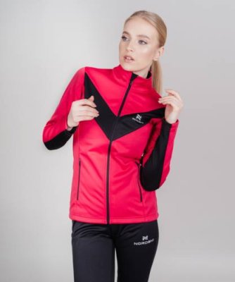 Разминочная куртка Nordski Base Pink/Black W / Спортивные | Спорт и отдых | V4.Ru: Маркетплейс