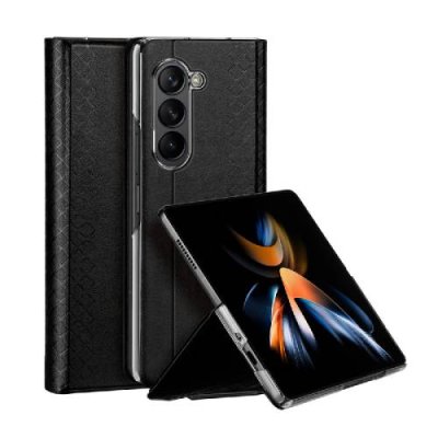 Чехол книжка Dux Ducis Bril series для Samsung Galaxy Z Fold 5 под кожу черный / Z Fold 5 | Электроника | V4.Ru: Маркетплейс