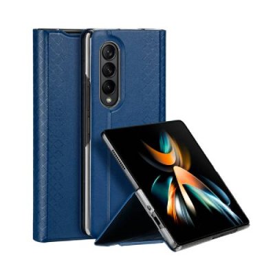 Чехол книжка Dux Ducis Bril series для Samsung Galaxy Z Fold 5 под кожу темно-синий / Z Fold 5 | Электроника | V4.Ru: Маркетплейс