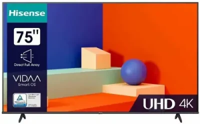 75" Телевизор Hisense 75A6K, 4K Ultra HD, черный / 75 дюймов | Электроника | V4.Ru: Маркетплейс