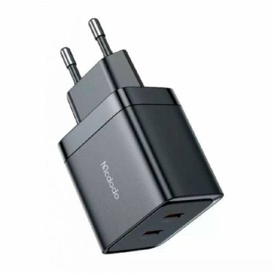 Сетевое зарядное устройство Mcdodo CH-2501 40 Вт Dual USB-C GaN Fast Charge черный (CE) / Mcdodo | Электроника | V4.Ru: Маркетплейс