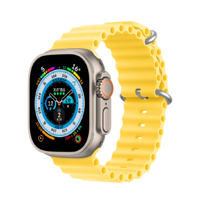 Ремешок DUX DUCIS Ocean Wave для AppleWatch 42/44/45/49mm силиконовый желтый / AppleWatch 42/44 mm | Электроника | V4.Ru: Маркетплейс