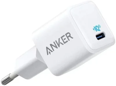 Сетевое зарядное устройство Anker PowerPort 3 Nano 20W USB-C белое / Anker | Электроника | V4.Ru: Маркетплейс