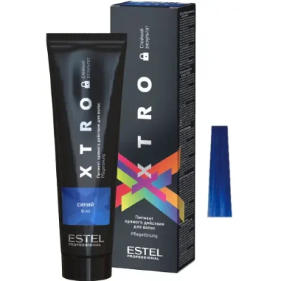 ESTEL PROFESSIONAL Пигмент прямого действия для волос, синий / XTRO BLACK 100 мл / Краски | Товары для красоты | V4.Ru: Маркетплейс