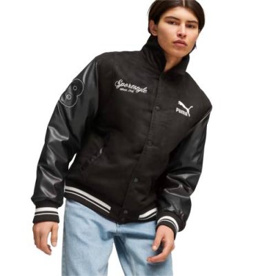 PUMA TEAM Varsity Jacket PUMA Black / Куртки | Одежда, обувь и аксессуары | V4.Ru: Маркетплейс