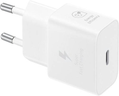 Сетевое зарядное устройство Samsung T2510 25Вт USB Type-C без кабеля белый / Сетевые зарядные устройства | Электроника | V4.Ru: Маркетплейс