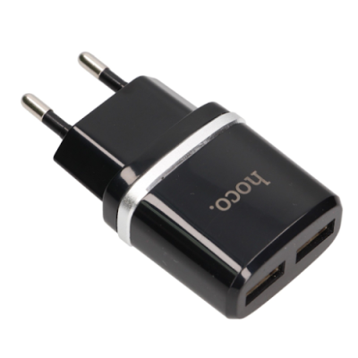 Сетевое зарядное устройство Hoco (C12Q) Quick Charger 3.0 USB 18W (черный) / Сетевые зарядные устройства | Электроника | V4.Ru: Маркетплейс