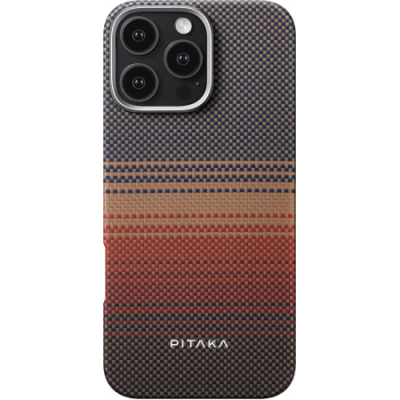 Чехол PITAKA StarPeak Tactile Woven Case для iPhone 16 Pro Max карбоновый (арамид) Sunset / для iPhone 16 Pro Max | Электроника | V4.Ru: Маркетплейс