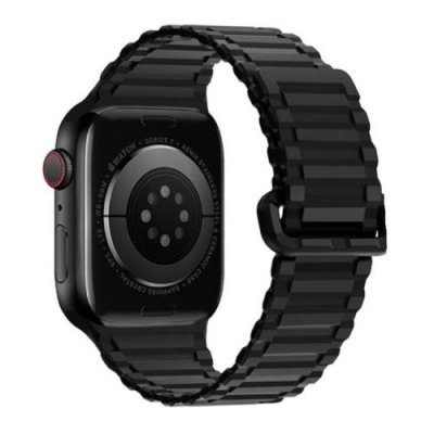 Ремешок Hoco WA06 Flexible для Apple Watch 42/44/45/49mm магнитная застежка/силикон (черный) / Ремешки и браслеты для умных часов Apple | Электроника | V4.Ru: Маркетплейс