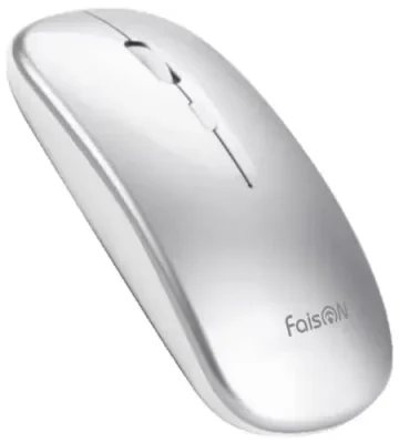 Беспроводная мышь FaisON wireless mouse glow 1600 DPI (M-28) (серебристый) / Клавиатуры, мыши, тачпады | Электроника | V4.Ru: Маркетплейс