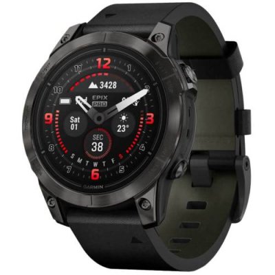 Смарт-часы Garmin Epix 2 Sapphire Black/Titanium DLC with Black Band / Умные часы и фитнес-браслеты | Электроника | V4.Ru: Маркетплейс