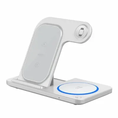 Беспроводное зарядное устройство WIWU Wireless Charger 15W 3 в 1 для iPhone/Apple Watch/AirPods складное (WI-W020) (белый) / Док-станции и беспроводные зарядные устройства | Электроника | V4.Ru: Маркетплейс