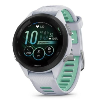 Смарт-часы Garmin Forerunner 265 Aqua Bezel with Aqua Silicone Band (010-02810-14) / Умные часы и фитнес-браслеты | Электроника | V4.Ru: Маркетплейс