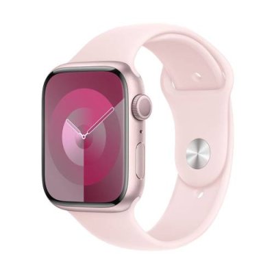 Apple Watch Series 9 45mm (GPS) Pink Aluminum Case with Pink Sport Band (M/L) (MR9H3) / Apple Watch Series 9 | Электроника | V4.Ru: Маркетплейс