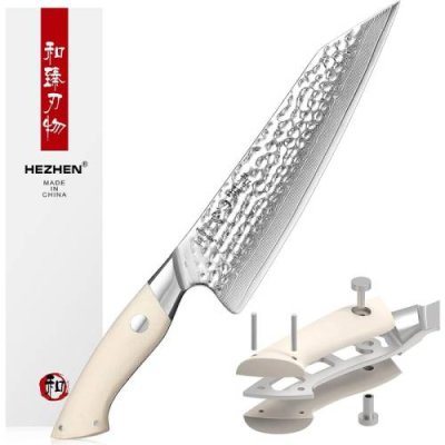 HEZHEN Нож поварской 21.5 см Elegant Hammered Series HEZHEN / Поварские ножи | Товары для дома | V4.Ru: Маркетплейс