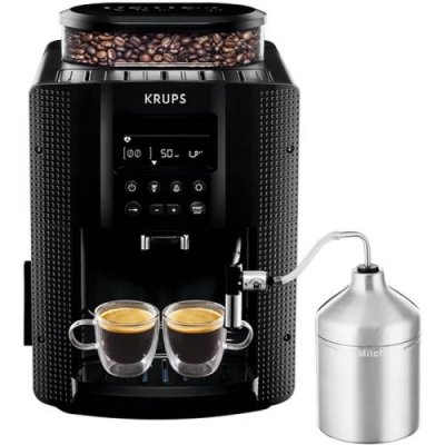 Krups Кофемашина на 2 чашки 1450 Вт, с кофемолкой, черная ‎EA8160 Krups / Кофемашины | Товары для дома | V4.Ru: Маркетплейс