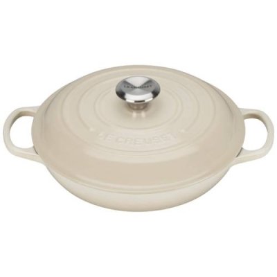 Le Creuset Сковорода-жаровня чугунная 26 см, бежевый Le Creuset / Сковороды | Товары для дома | V4.Ru: Маркетплейс