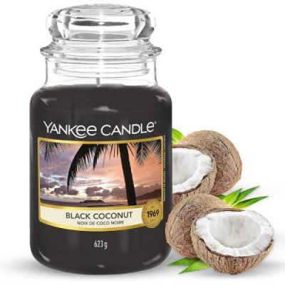 Yankee Candle Ароматическая свеча в банке, чёрный кокос, время горения до 150 часов Yankee Candle / Подсвечники и свечи | Товары для дома | V4.Ru: Маркетплейс