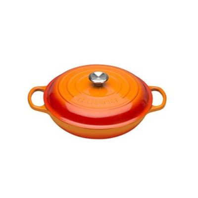 Le Creuset Сковорода-жаровня чугунная 30 см, оранжевый Le Creuset / Жаровни | Товары для дома | V4.Ru: Маркетплейс