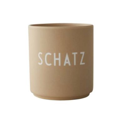 Design Letters Кружка "Schatz" 0,25 л Beige Favourite Design Letters / Кружки | Товары для дома | V4.Ru: Маркетплейс