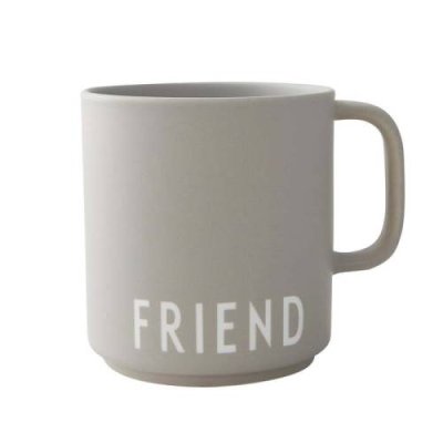 Design Letters Кружка "Friend" 0,25 л Cool Grey Favourite Design Letters / Кружки | Товары для дома | V4.Ru: Маркетплейс