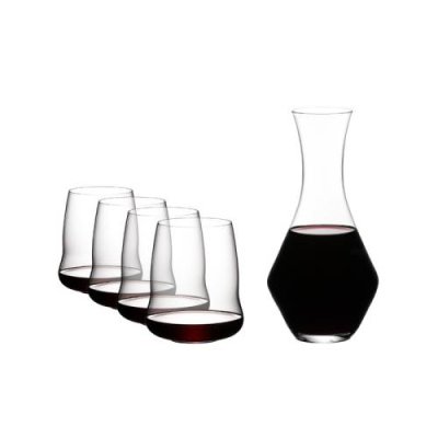 Riedel Набор из бокалов и декантера для красного вина 5 предметов Stemless Wings Riedel / Декантеры и графины | Товары для дома | V4.Ru: Маркетплейс