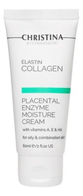 Увлажняющий крем для лица с витаминами A, E и гиалуроновой кислотой Elastin Collagen Placental Enzyme Moisture Cream With Vitamins A, E & HA For Oily Skin: Крем 60мл / Кремы для лица | Товары для красоты | V4.Ru: Маркетплейс