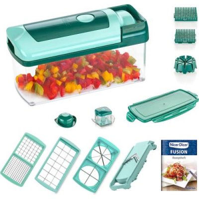 Genius Кухонная терка 13 предметов Nicer Dicer Fusion Genius / Терки | Товары для дома | V4.Ru: Маркетплейс