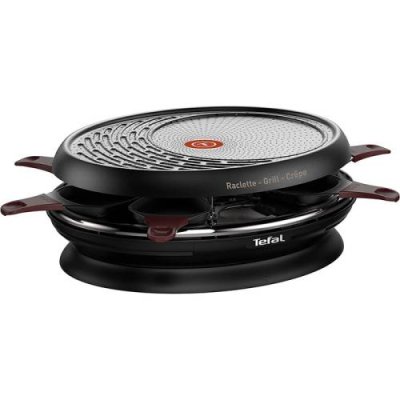 Tefal Гриль-раклетница Tefal RE3200 / 1050 Вт / на 8 человек / антипригарное покрытие / черный / Раклетницы | Товары для дома | V4.Ru: Маркетплейс