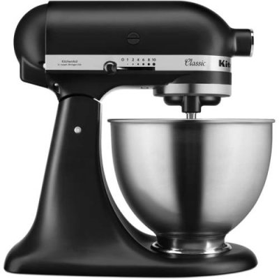 KitchenAid Кухонный комбайн 4.3 л, 275 Вт, 10 скоростей, черный Classic 5K45SSEBM KitchenAid / Кухонные комбайны | Товары для дома | V4.Ru: Маркетплейс