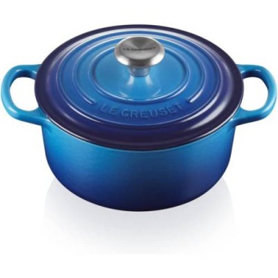 Le Creuset Кастрюля чугунная 1,8 л Azure Signature Le Creuset / Кастрюли | Товары для дома | V4.Ru: Маркетплейс