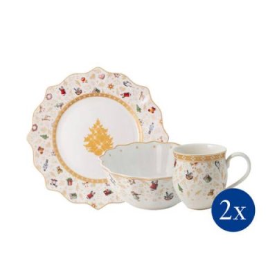 Villeroy & Boch Столовый сервиз 6 предметов, Toy's Delight Villeroy & Boch / Наборы новогодней посуды | Товары для дома | V4.Ru: Маркетплейс