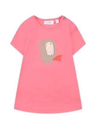 Розовая футболка с принтом "птица" Sanetta Kidswear / Футболки, Топы, Майки | Одежда, обувь и аксессуары | V4.Ru: Маркетплейс