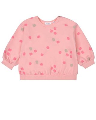 Розовый свитшот с принтом "яблоки" Sanetta Kidswear / Свитеры, Толстовки | Одежда, обувь и аксессуары | V4.Ru: Маркетплейс