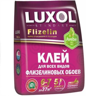 Клей обойный LUXOL Флизелин Standart, 200г / Клей | Товары для дома | V4.Ru: Маркетплейс