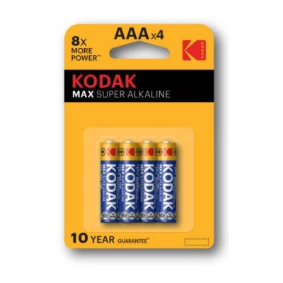 Батарейки KODAK MAX Super Alkaline, LR03-4BL, K3A-4 / Батарейки | Товары для дома | V4.Ru: Маркетплейс